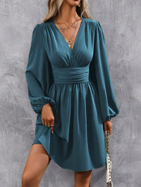 Charlotte | Wedding Guest Mini Dress V-Neck