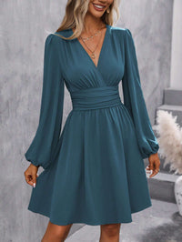 Charlotte | Wedding Guest Mini Dress V-Neck