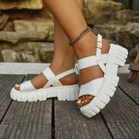 Kelsey | Orthopedic Platform Sandals with Chunky Sole and Ankle Strap