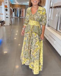 Genesis | Boho Sundress V-Neck A-Line