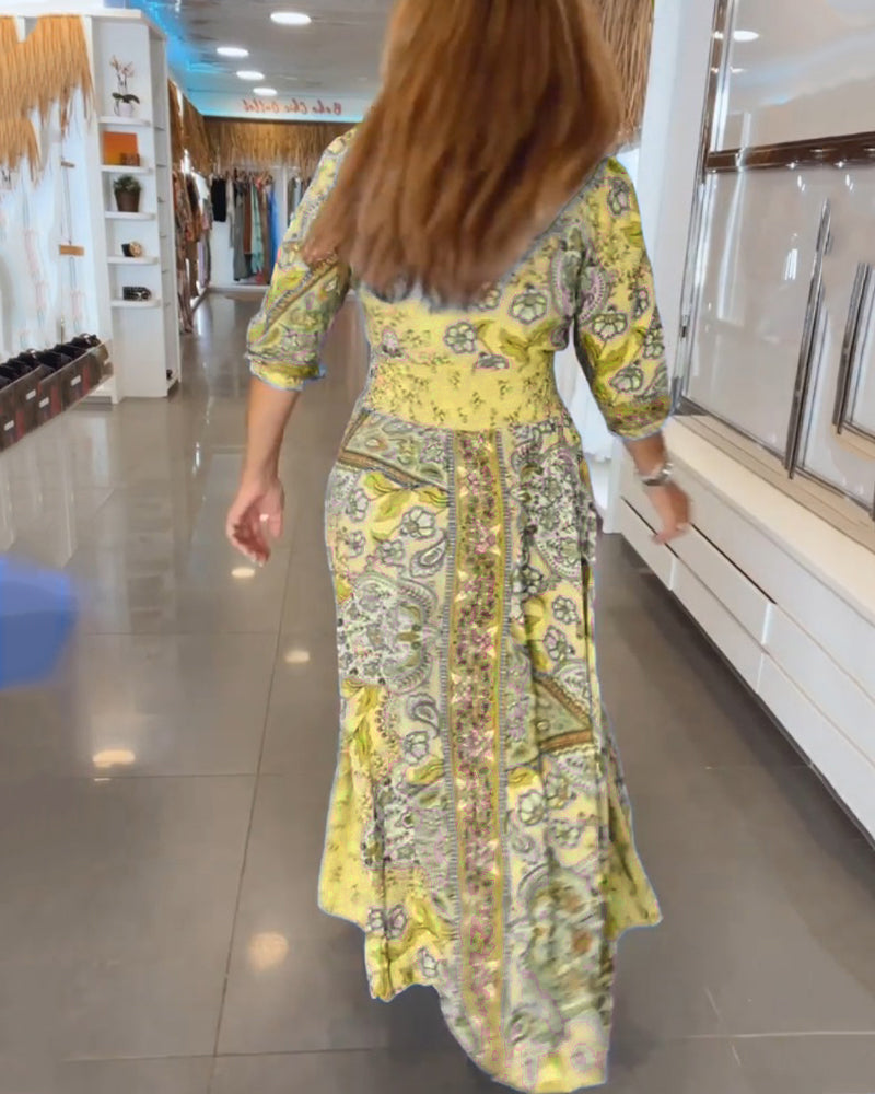 Genesis | Boho Sundress V-Neck A-Line