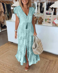 May | Maxi Sundress V-Neck A-Line