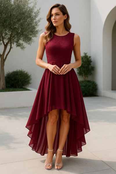 Eloise | Wedding Guest High Low Dress