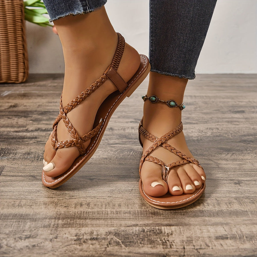 Bianca | Braided Sandals Orthopedic