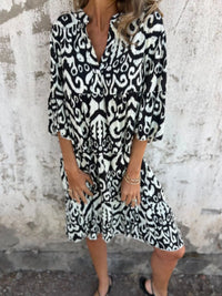 Annabelle | Boho Dress Notch V-Neck