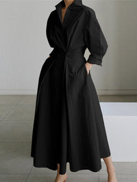 Helen | Shirt Dress Wrap Button-Front Belted