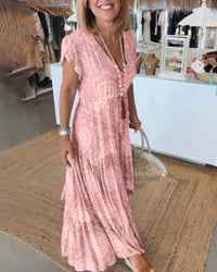 May | Maxi Sundress V-Neck A-Line