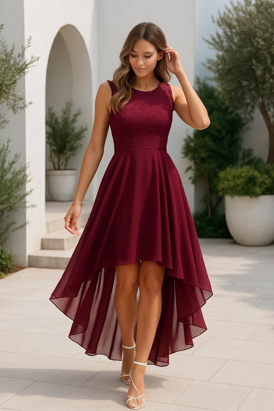 Eloise | Wedding Guest High Low Dress