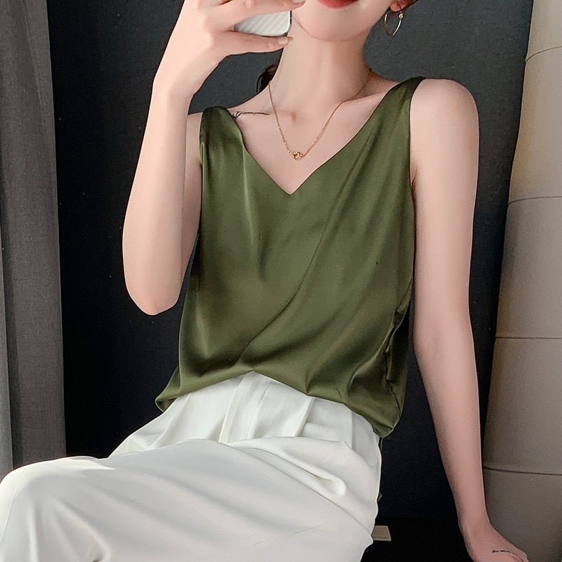 Sarah | Elegant Tank Top V-Neck