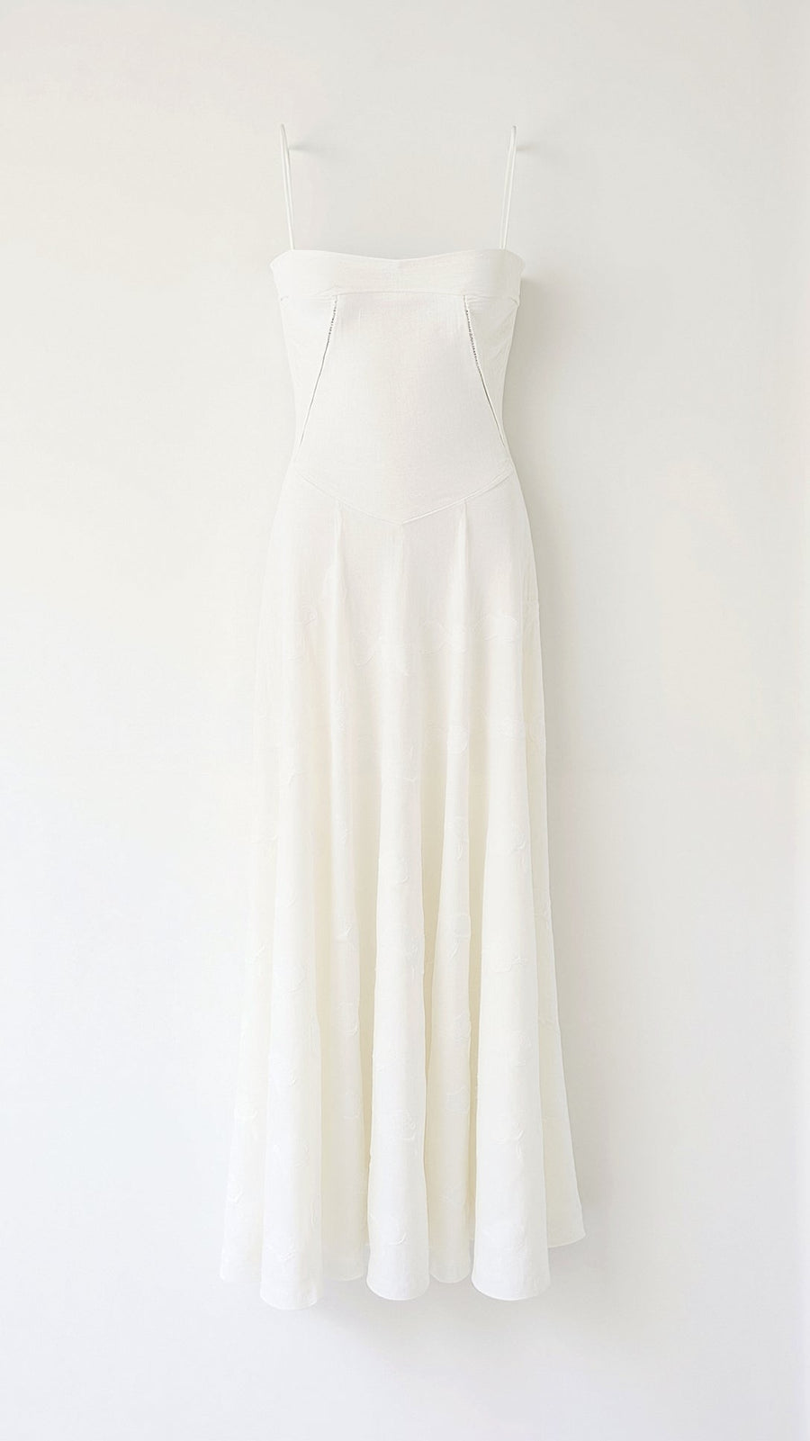 Hannah | Spaghetti Strap Maxi Dress with Square Neck