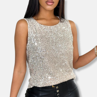 Yara | Sequin Going Out Top