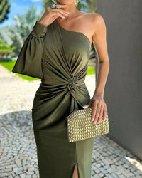 Kendall | Wedding Guest Maxi Dress One Shoulder