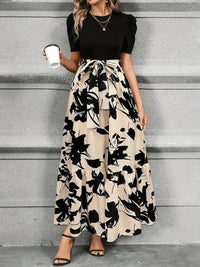 Eleanor | Floral Midi Dress A-Line