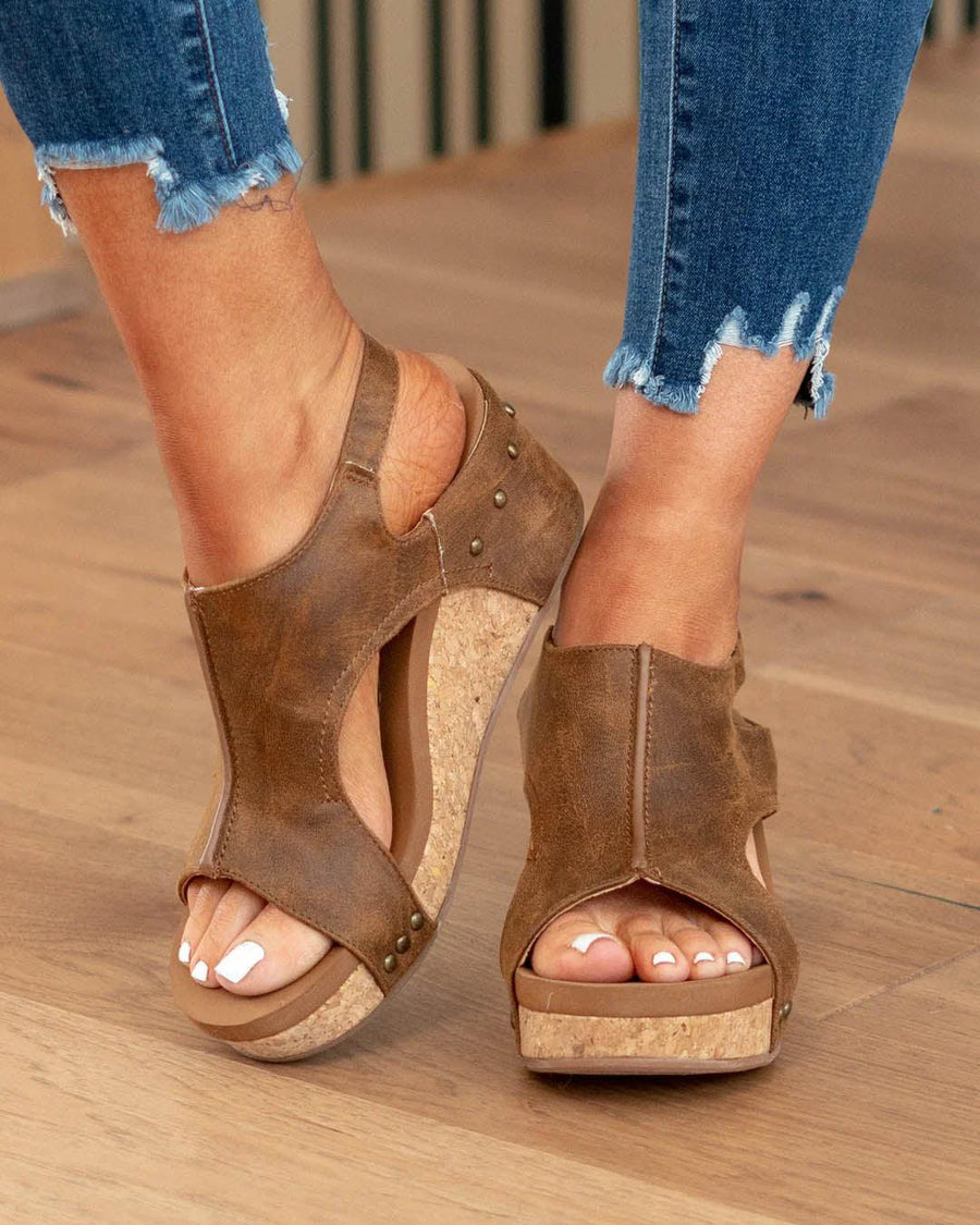 Miranda | Wedge Sandals Orthopedic Open Toe