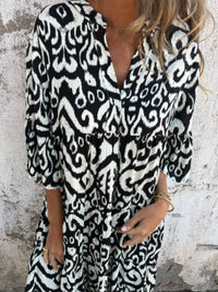 Annabelle | Boho Dress Notch V-Neck