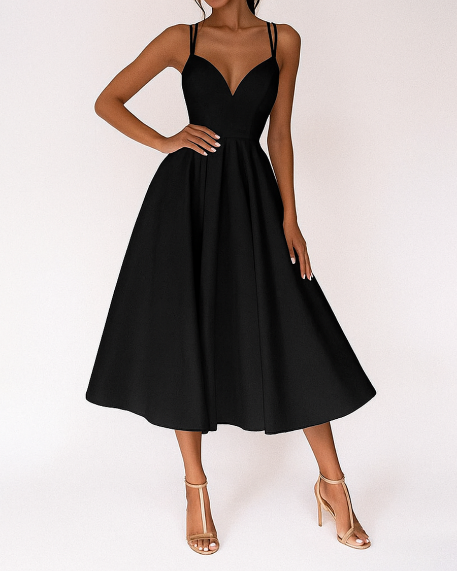 Sarai | Wedding Guest Midi Dress Strappy