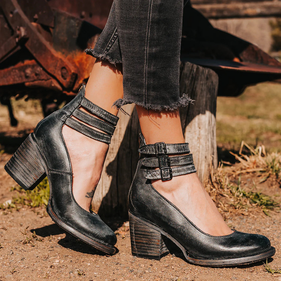Linda | Comfortable Heeled Sandals Orthopedic Block Heel