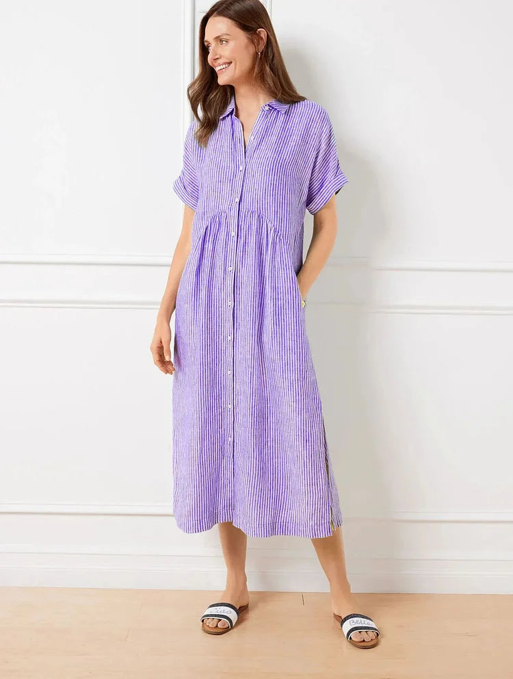 Ruth | Shirt Dress Button-Front