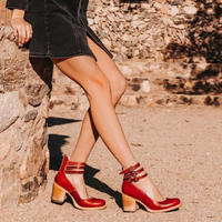 Linda | Comfortable Heeled Sandals Orthopedic Block Heel