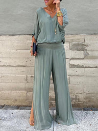 Camille | Two Piece Set V-Neck