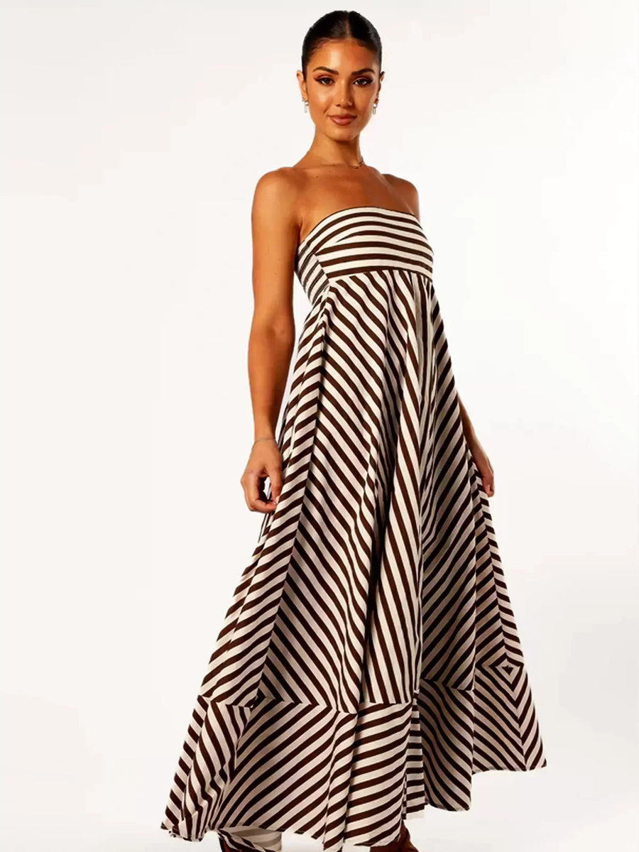 Rose | Wedding Guest Maxi Dress Strapless