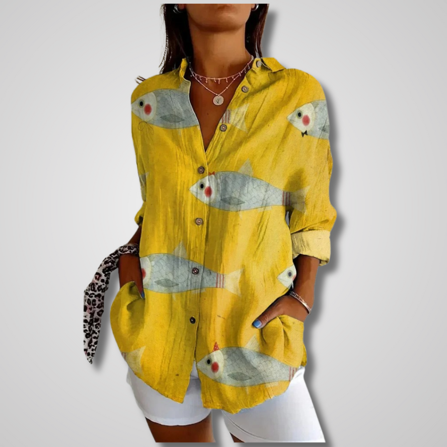 Olivia | Blouse Long Sleeve Print