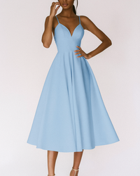Sarai | Wedding Guest Midi Dress Strappy