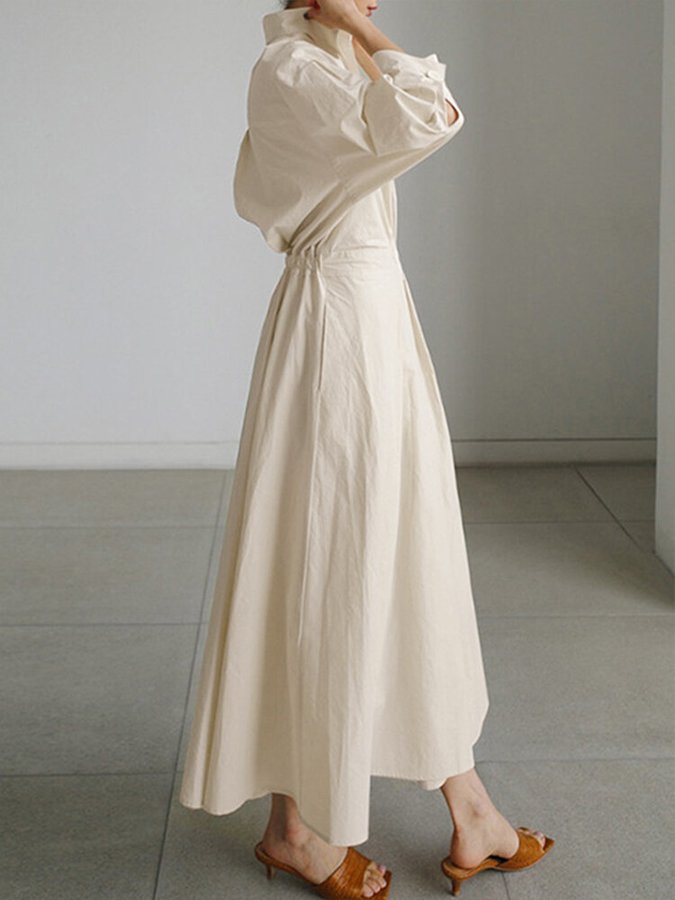 Helen | Shirt Dress Wrap Button-Front Belted