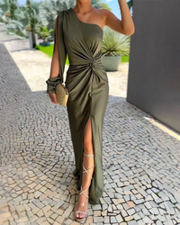 Kendall | Wedding Guest Maxi Dress One Shoulder