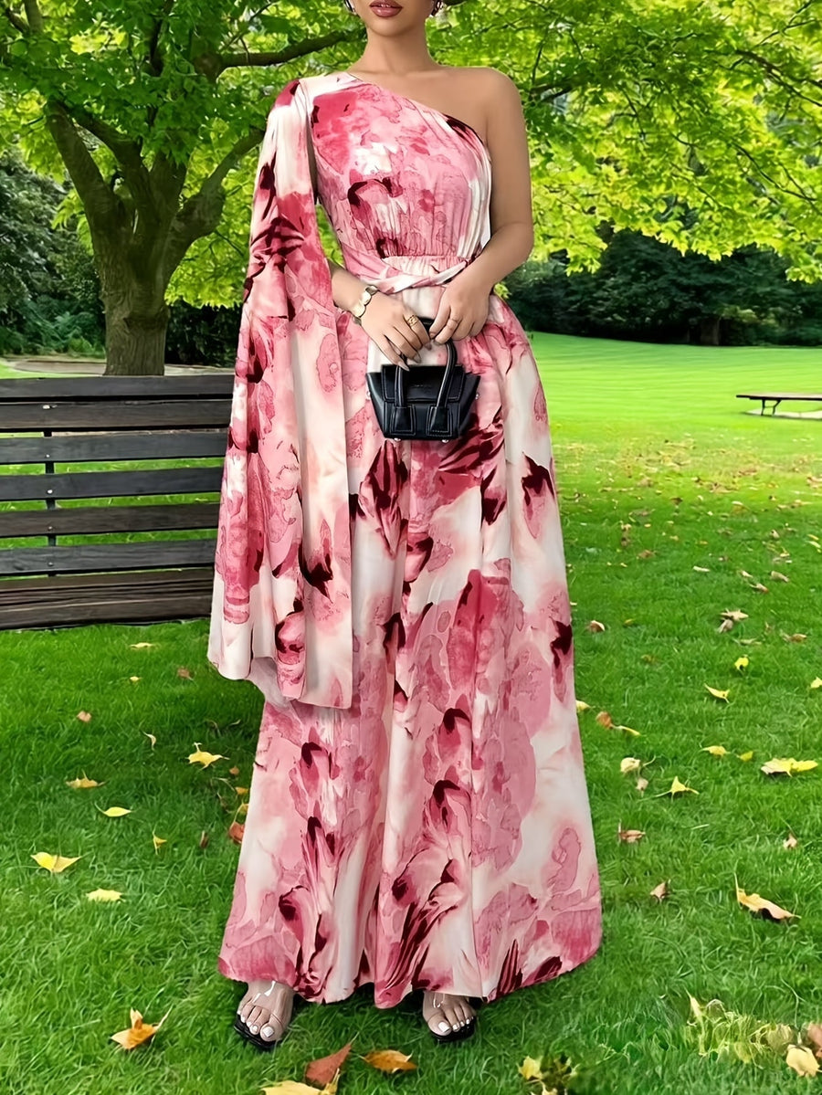 Sadie | Wedding Guest Maxi Dress One-Shoulder