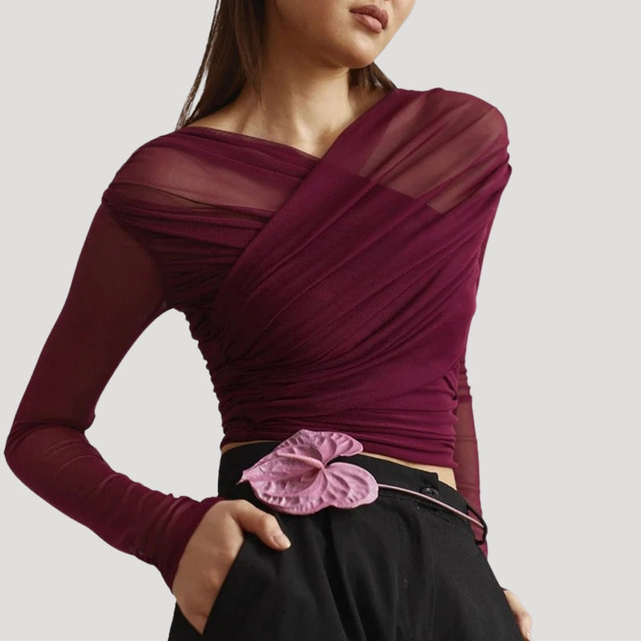 Willow | Blouse Draped Wrap