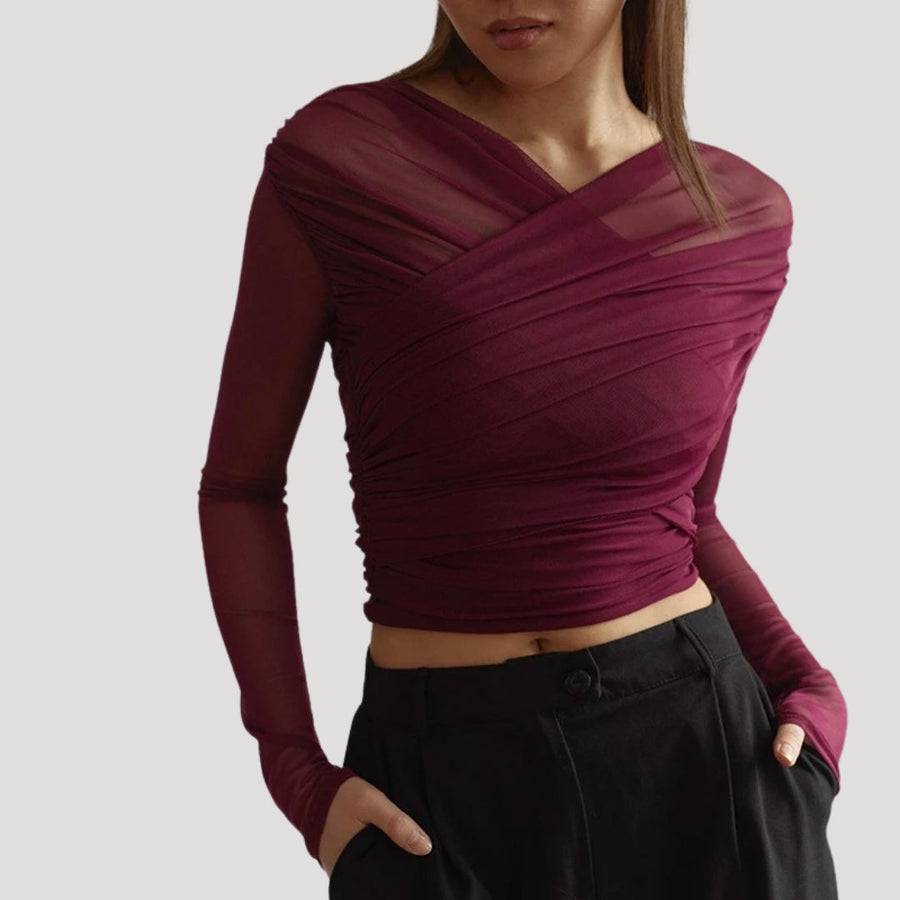 Willow | Blouse Draped Wrap