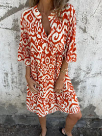 Annabelle | Boho Dress Notch V-Neck
