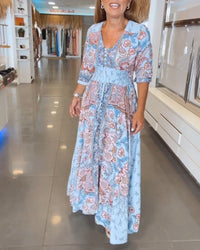 Genesis | Boho Sundress V-Neck A-Line