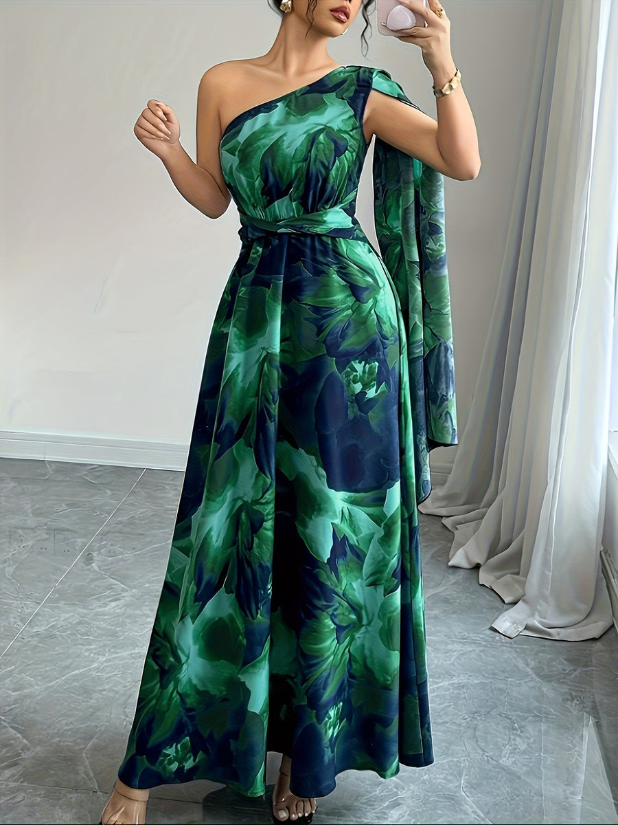 Sadie | Wedding Guest Maxi Dress One-Shoulder