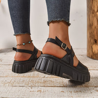 Kelsey | Orthopedic Platform Sandals with Chunky Sole and Ankle Strap