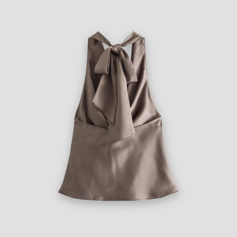 Nadia | Blouse Halter Cowl Neck