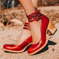 Linda | Comfortable Heeled Sandals Orthopedic Block Heel