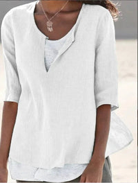 Phoebe | Layered V-Neck Blouse