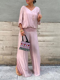 Camille | Two Piece Set V-Neck