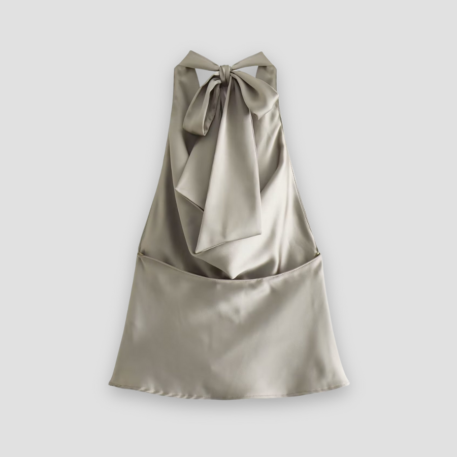 Nadia | Blouse Halter Cowl Neck