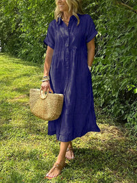 Ruth | Shirt Dress Button-Front