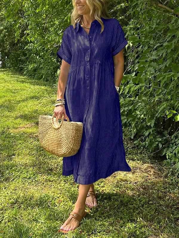 Ruth | Shirt Dress Button-Front