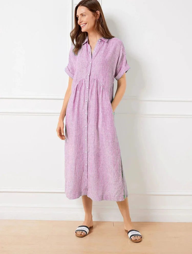 Ruth | Shirt Dress Button-Front