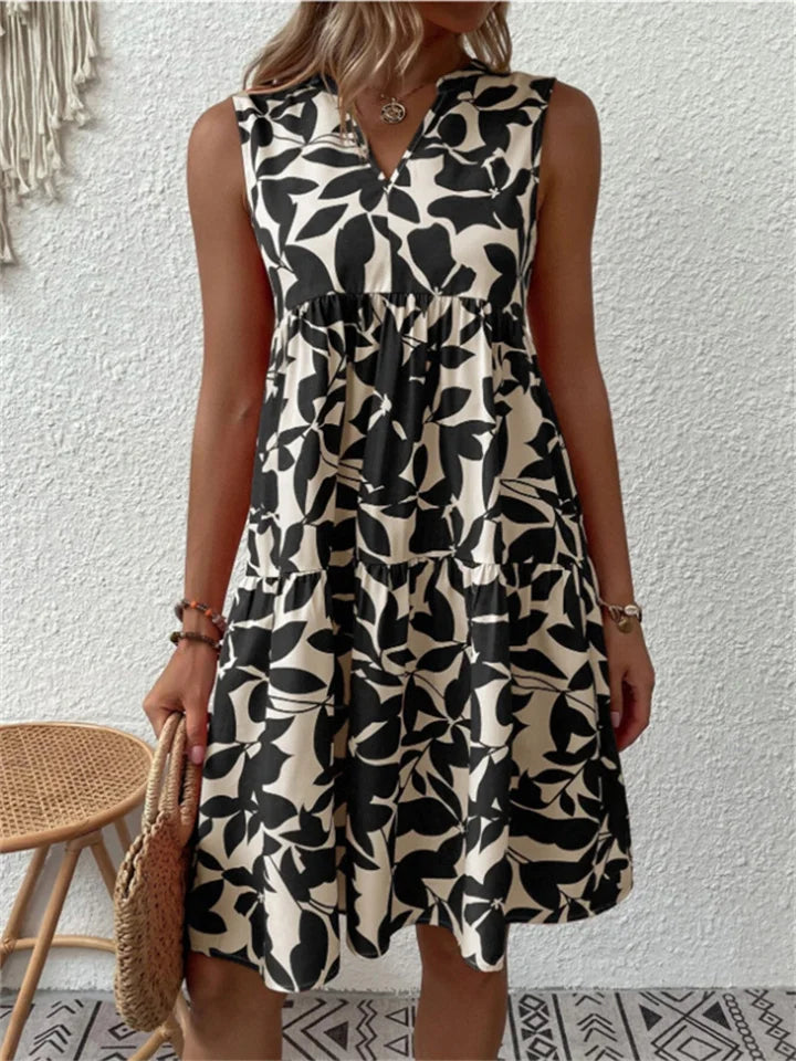 Esme | Floral Mini Dress V-Neck A-Line