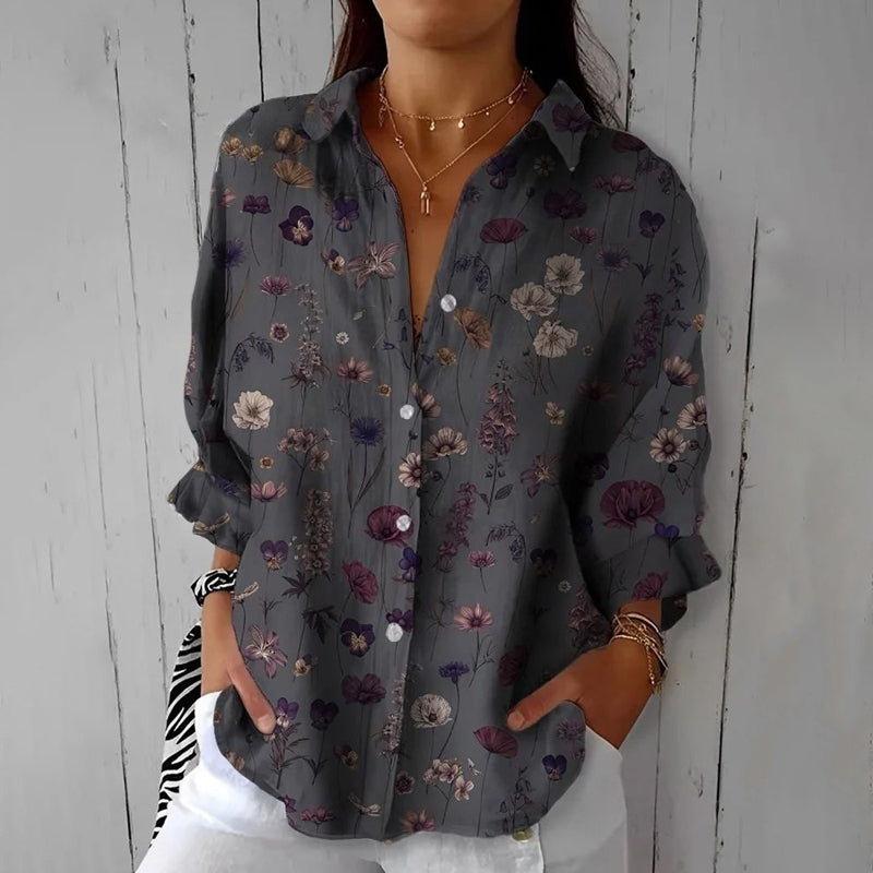Emma | Vintage Floral Blouse