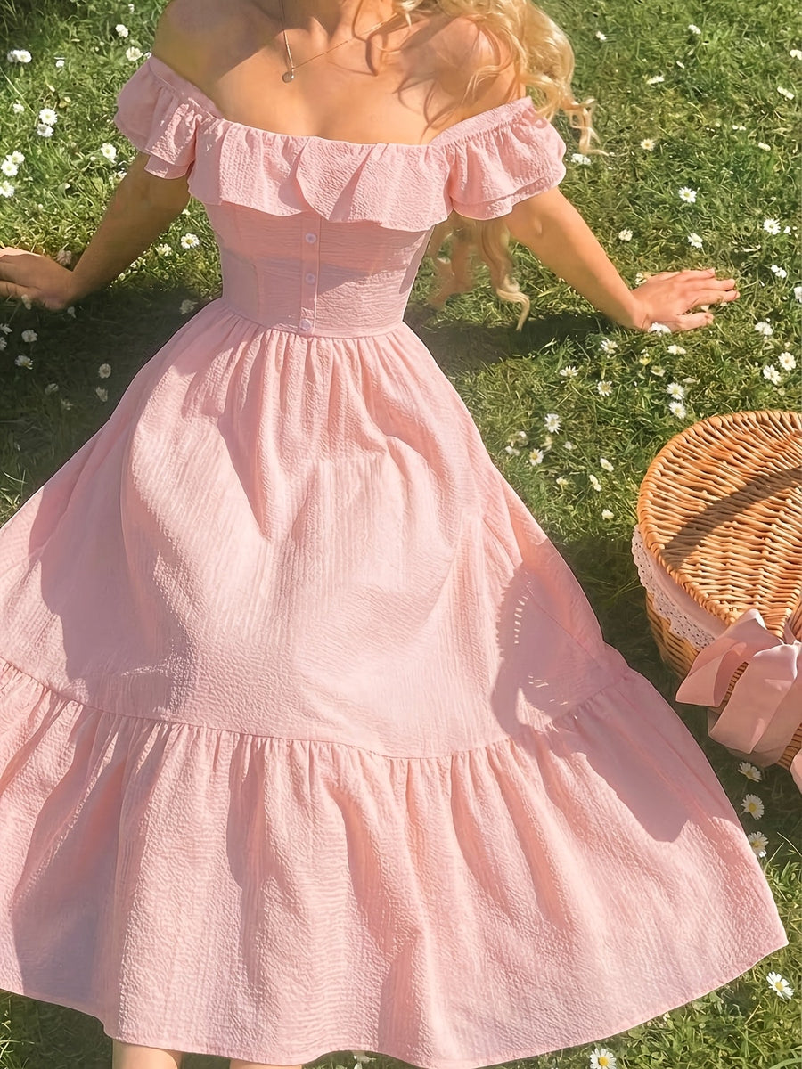 Dorothy | Maxi Sundress Off-Shoulder Tiered
