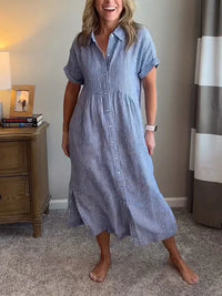 Ruth | Shirt Dress Button-Front