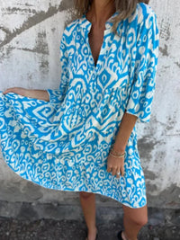 Annabelle | Boho Dress Notch V-Neck