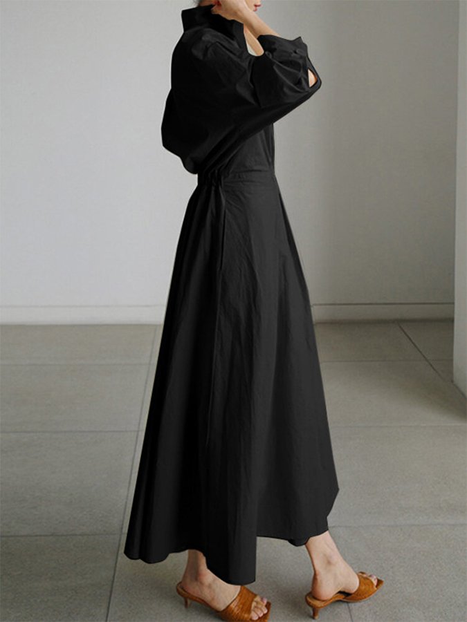 Helen | Shirt Dress Wrap Button-Front Belted